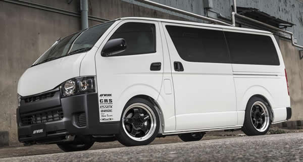 ハイエース用 ワーク エクストラップ(S1HC) 18インチホイール＆タイヤ