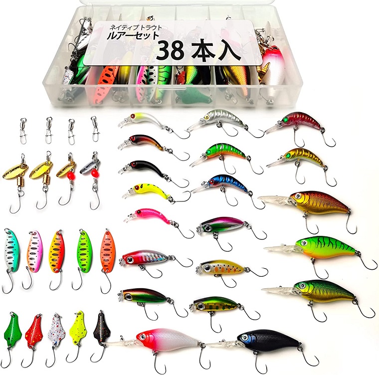 トラウト引退セット エリアトラウト引退セット エリア引退ルアーセット