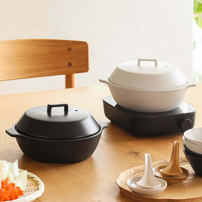 鍋料理だけでなく蒸し料理にも使える土鍋♪KINTO KAKOMI IH土鍋