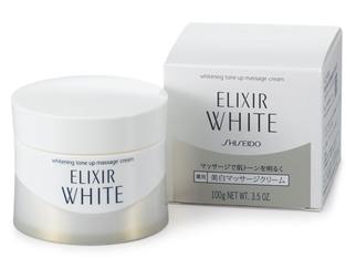 SHISEIDO Elixir White Massage Cream for toning facial massage