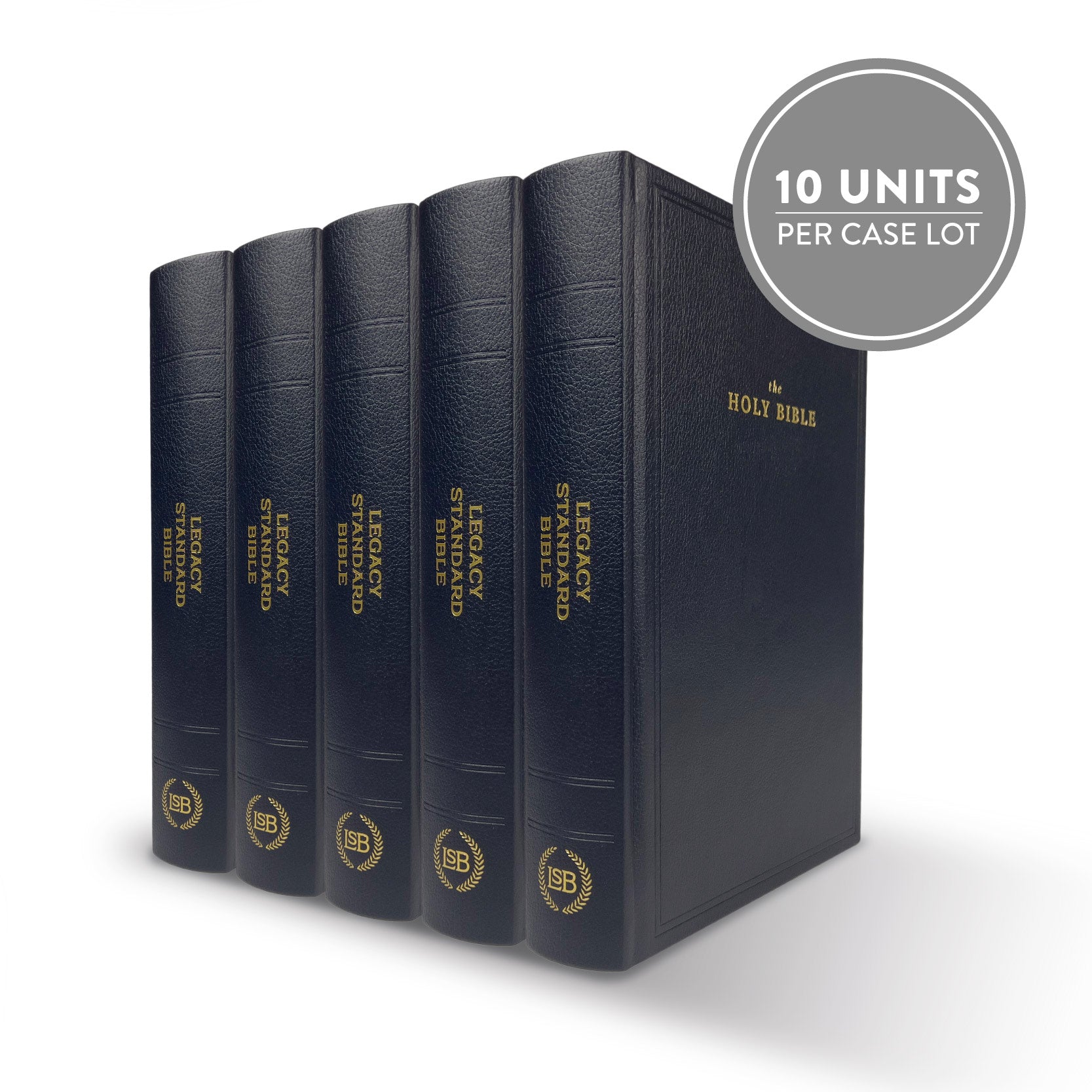 Legacy Standard Bible Handy Size Black Faux Leather Hardcover