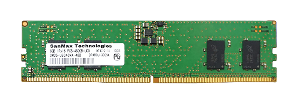 ハイスピード/低電力の次世代パソコン用メモリ、DDR5-4800 Unbuffer