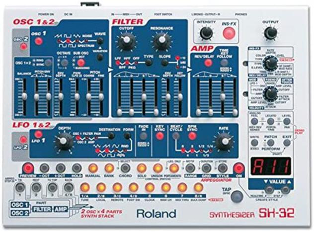 Roland Synthesizer SH-4d – コンパクトな筐体ながら完全無欠