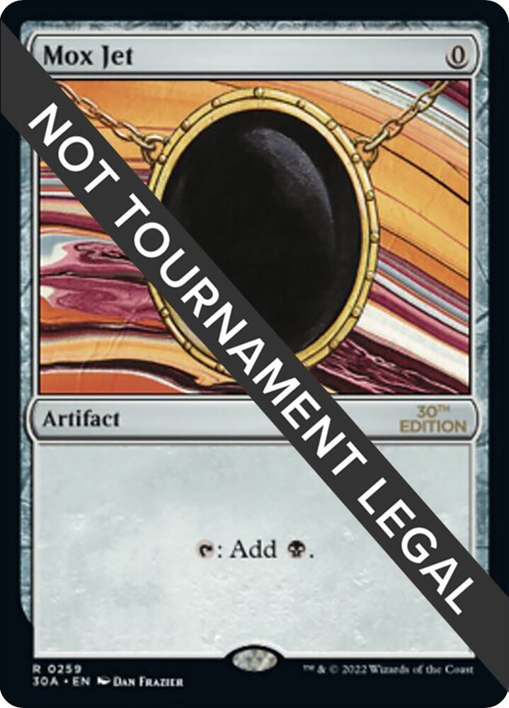 Mox Jet - 30th Anniversary Edition - Magic: The Gathering