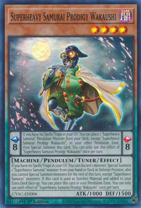 Superheavy Samurai Prodigy Wakaushi - Cyberstorm Access - YuGiOh