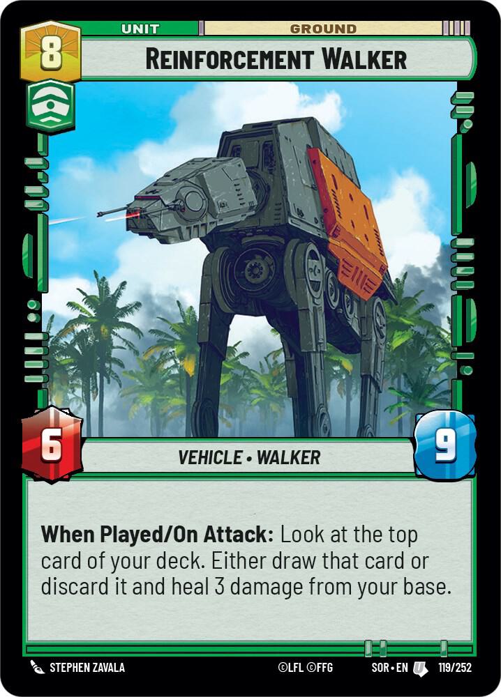 Reinforcement Walker - Spark of Rebellion - Star Wars: Unlimited