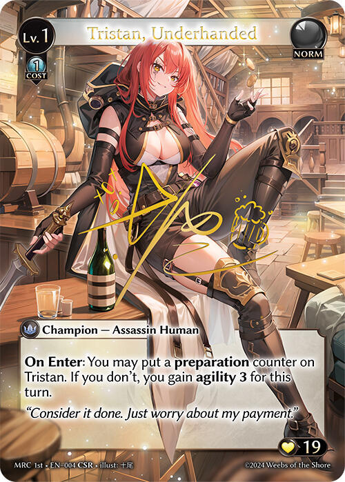 Tristan, Underhanded (CSR) - Mercurial Heart - Grand Archive TCG