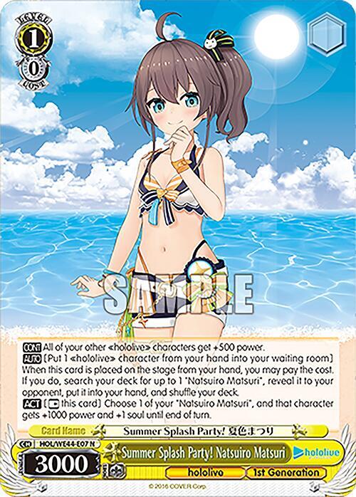 Summer Splash Party! Natsuiro Matsuri - hololive production Summer