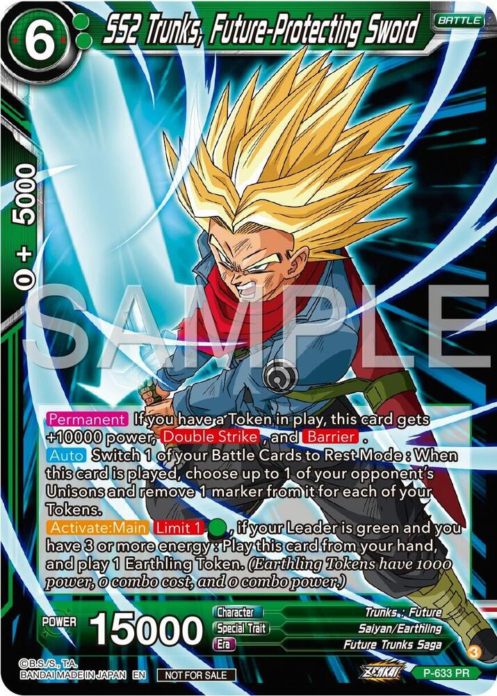 SS2 Trunks, Future-Protecting Sword (Zenkai Series Tournament Pack