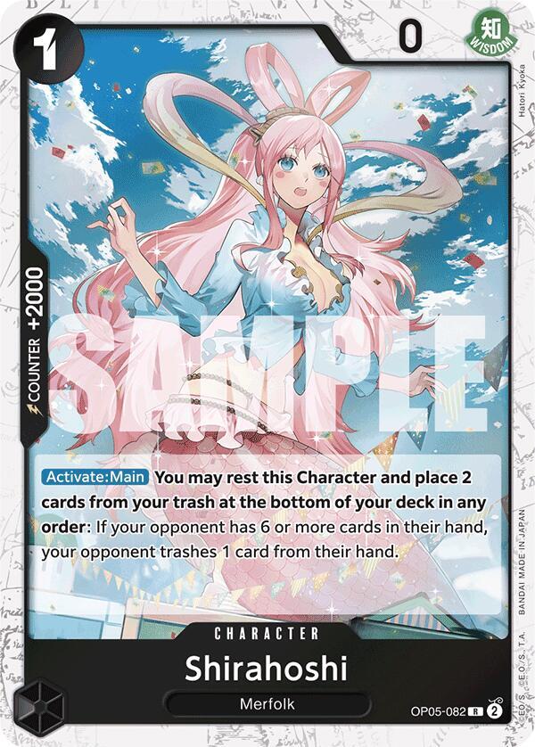 Shirahoshi (OP05-082) (Jolly Roger Foil) - Premium Booster -The