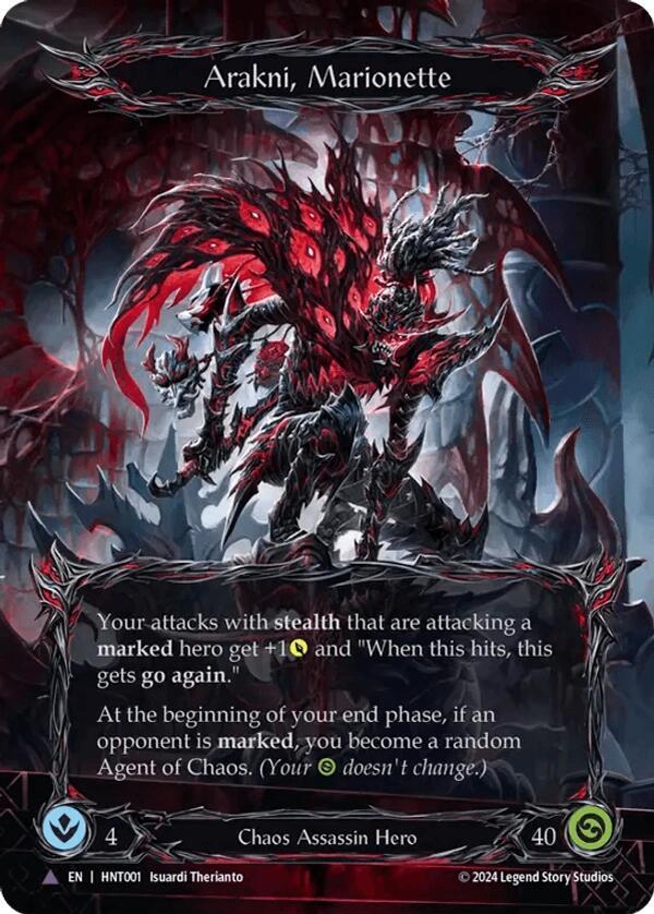 Arakni, Marionette (Marvel) - The Hunted - Flesh and Blood TCG