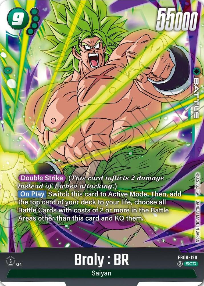 Broly : BR - FB06-120 - Rivals Clash - Dragon Ball Super: Fusion