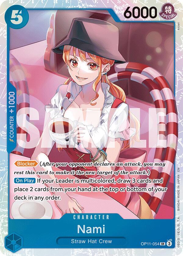 Nami (054) - A Fist of Divine Speed - One Piece Card Game