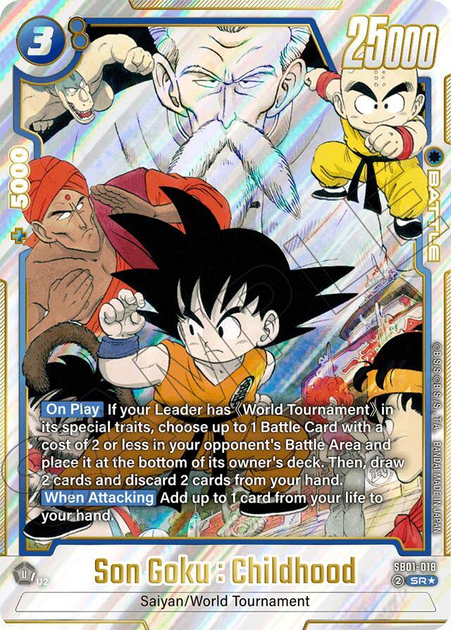 Son Goku : Childhood - SB01-018 (Alternate Art) - Manga Booster 01