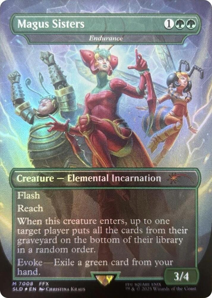 Magus Sisters - Endurance (Rainbow Foil) - Secret Lair Drop Series