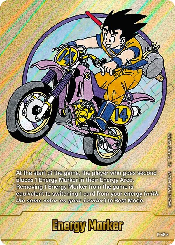 Energy Marker (E-49) (Gold) - Fusion World Energy Markers - Dragon