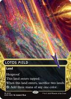MTG 睡蓮の原野 Lotus Field ボーダーレス ギャラクシーFOIL