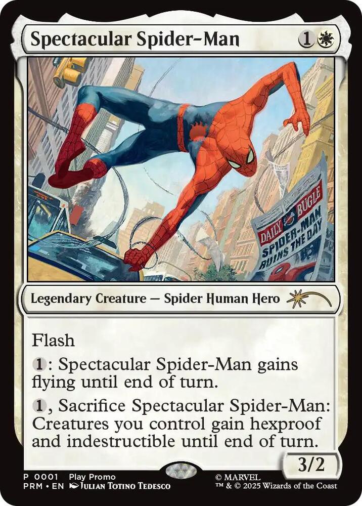 MTG Spectacular Spider-Man(テクスチャー仕様)英語版 MTG FOIL