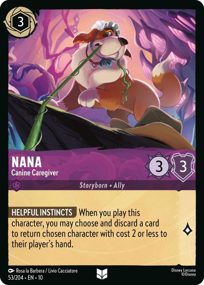 Nana - Canine Caregiver - Whispers in the Well - Disney Lorcana