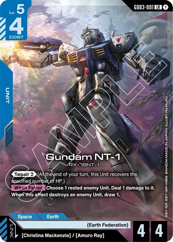 Gundam NT-1 - Steel Requiem - Gundam Card Game - TCGplayer.com