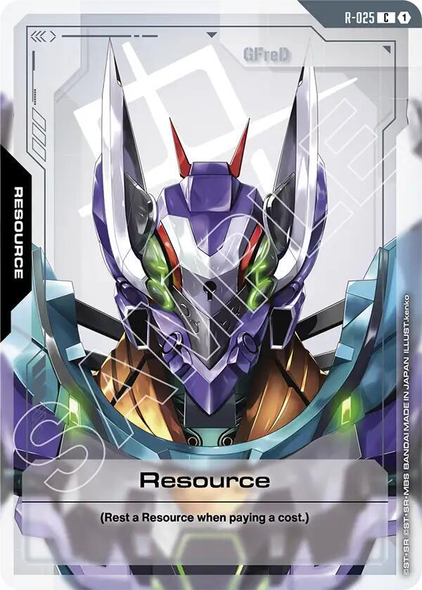 Resource (R-025) - Steel Requiem - Gundam Card Game - TCGplayer.com