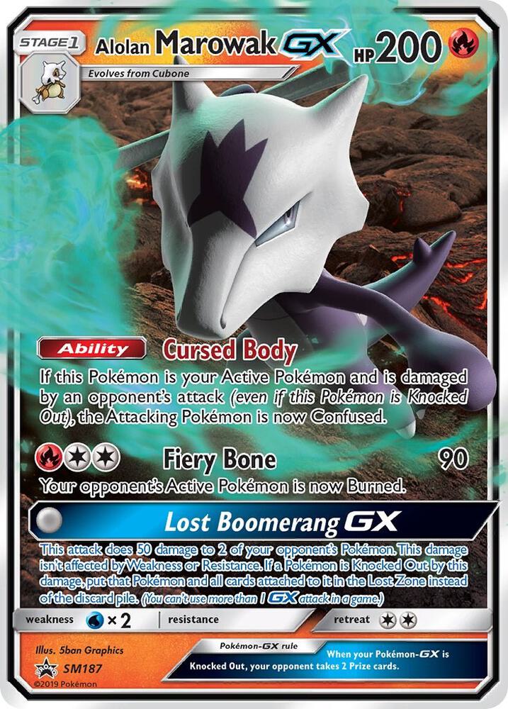 Alolan Marowak GX - SM187 - SM Promos - Pokemon - TCGplayer.com