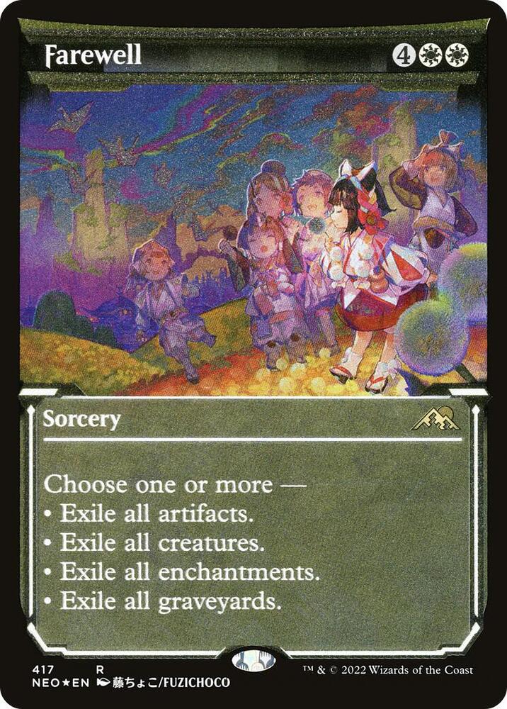 Farewell (Showcase) (Foil Etched) - Kamigawa: Neon Dynasty - Magic