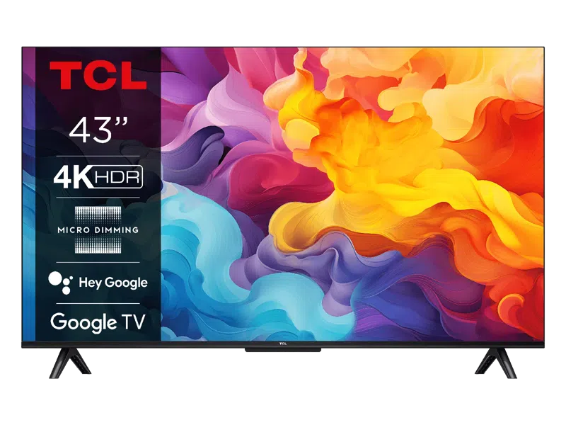 TCL 43V6B 43 inch UHD 4K Google Smart TV New Model 2024