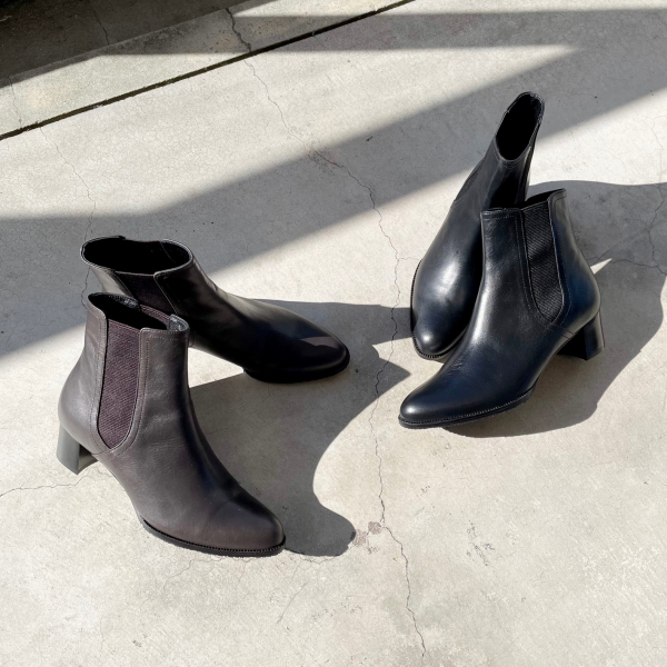 MODE ET JACOMO 〗サイドゴアレザーショートブーツ | ショップブログ