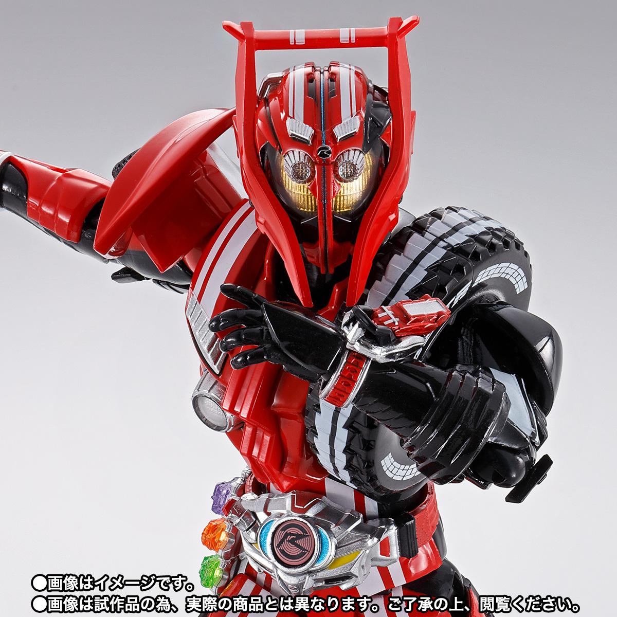 S.H.Figuarts KAMEN RIDER DRIVE Type Tridoron Tire Kakimazeer Set