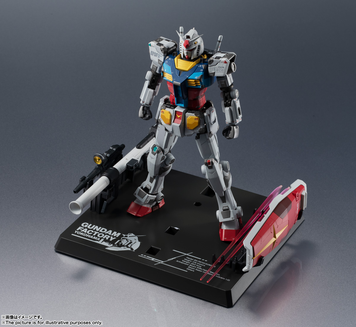 超合金 超合金×GUNDAM FACTORY YOKOHAMA RX-78F00 GUNDAM | 魂ウェブ