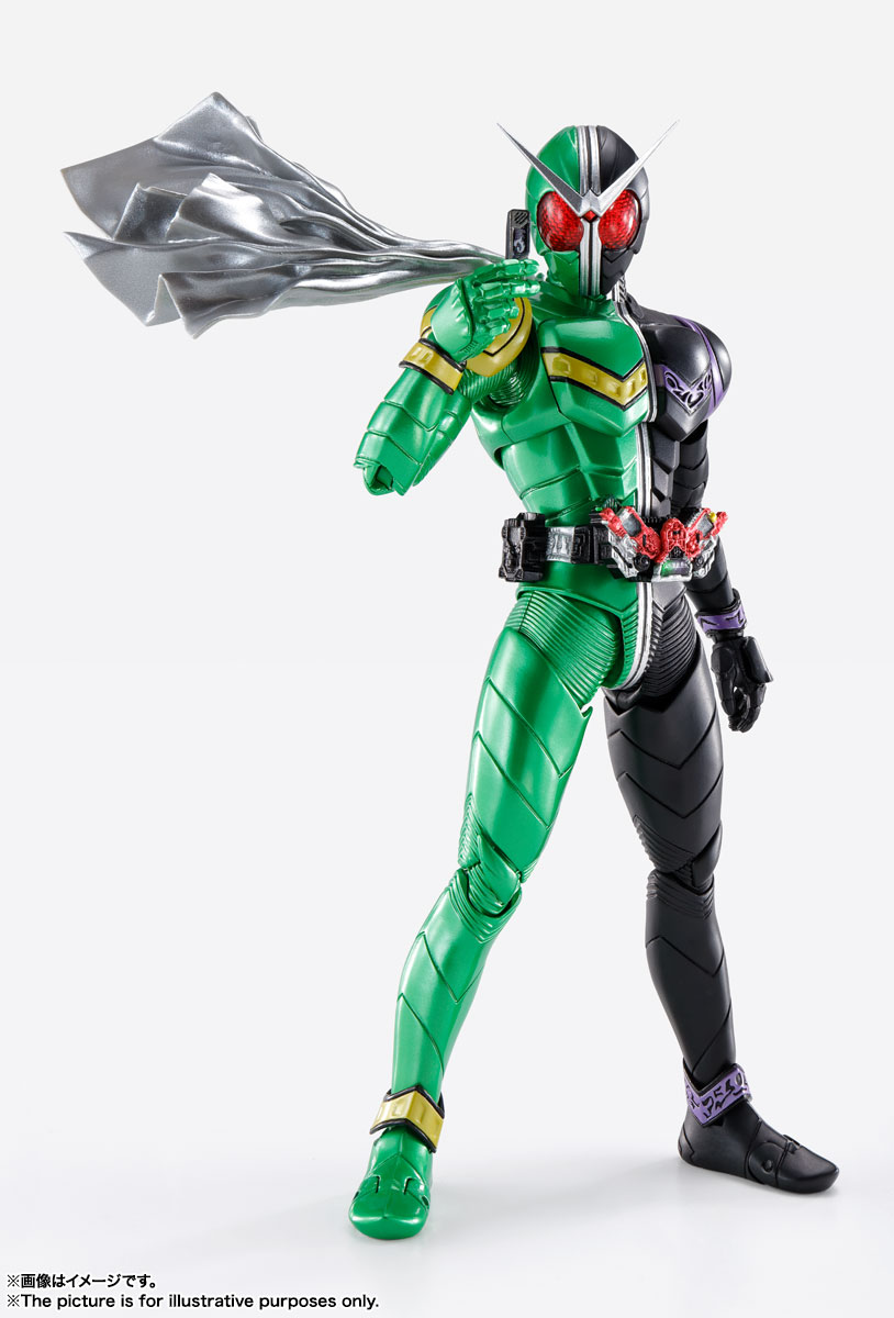 S.H.Figuarts（真骨彫製法） 仮面ライダーW サイクロンジョーカー 風都