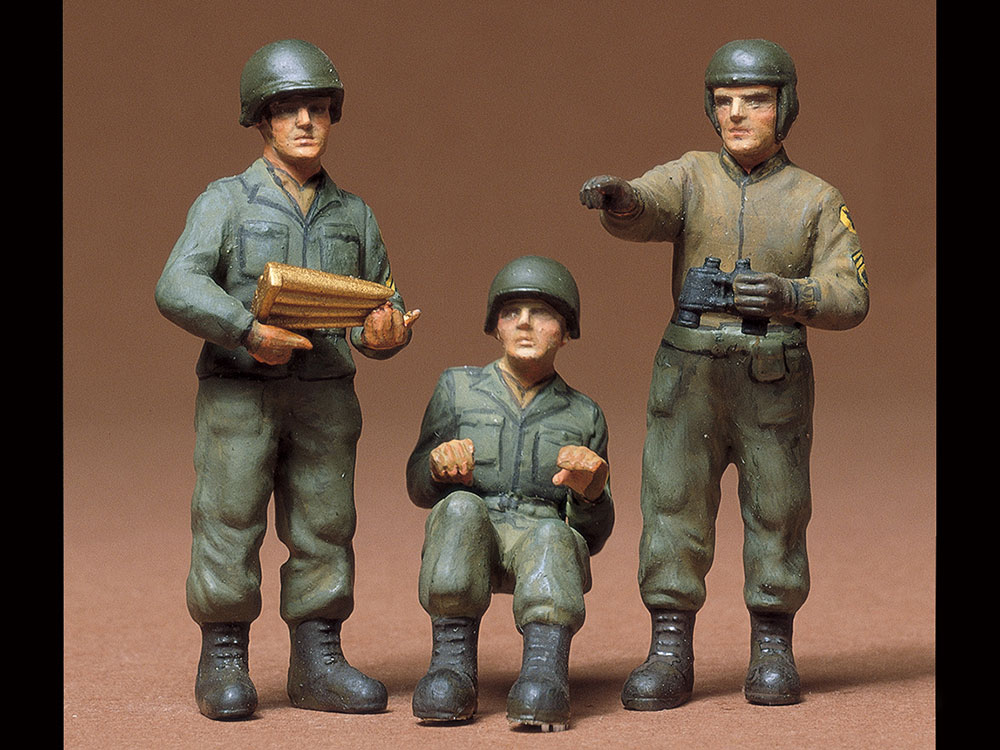 1/35 アメリカ対空自走砲 M42ダスター (人形3体付き): スケールモデル