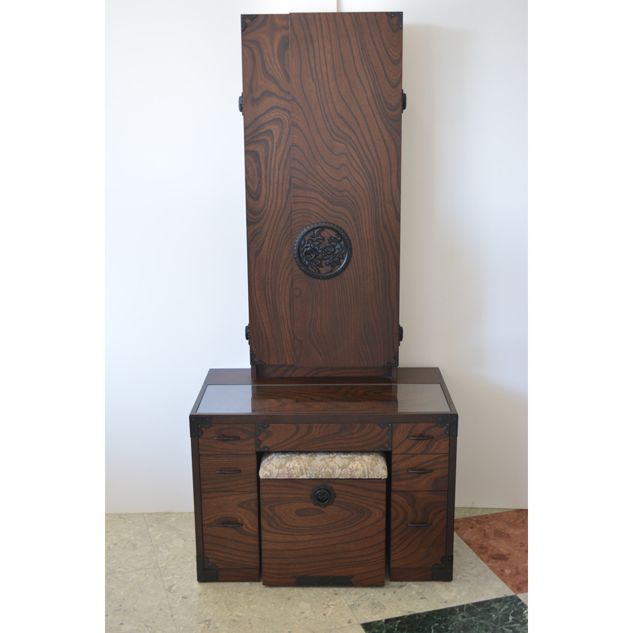 欅ケヤキ 姿鏡台 【公式通販】