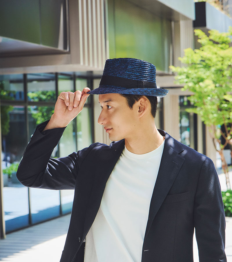 田中帽子店Noah（ノア）中折れ麦わら帽子 紳士用帽子 田中帽子店：公式