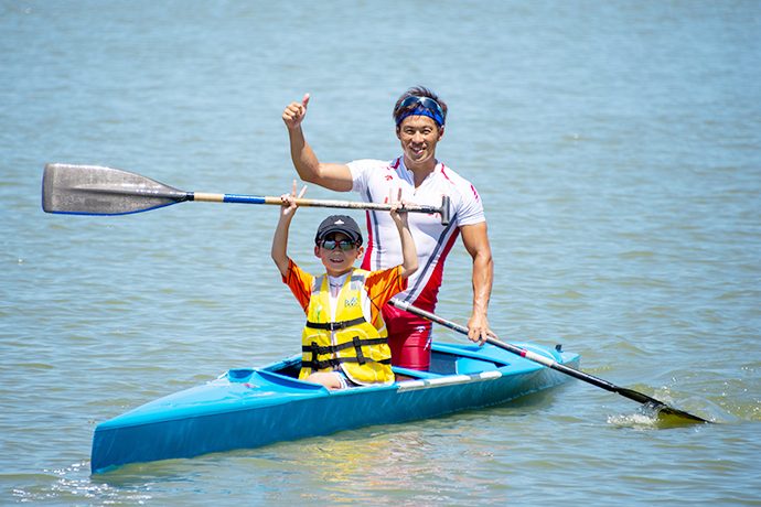 西の湖でカヌー教室 | ラ コリーナ近江八幡 | たねや