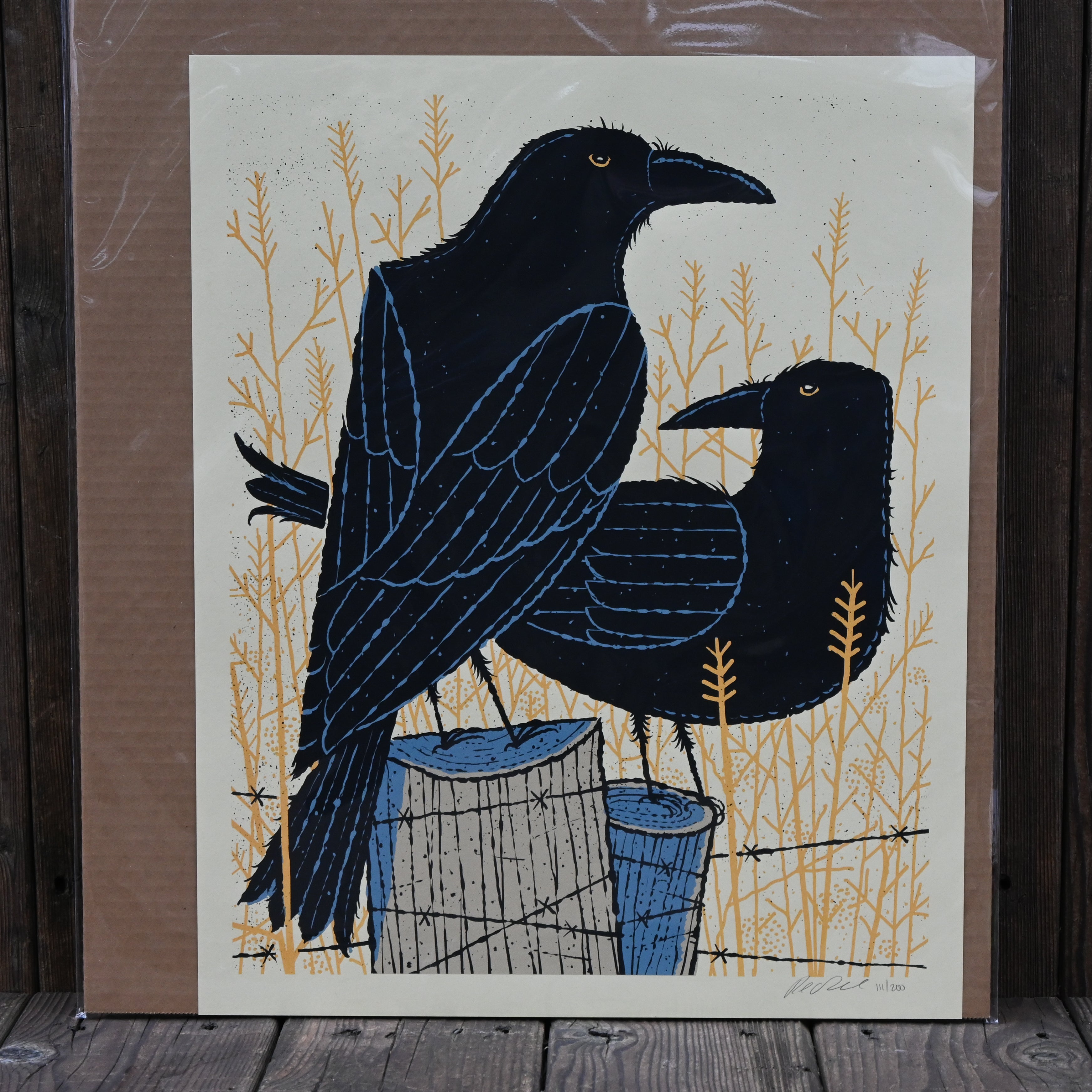 Two Crows Print – Tangletown Gardens
