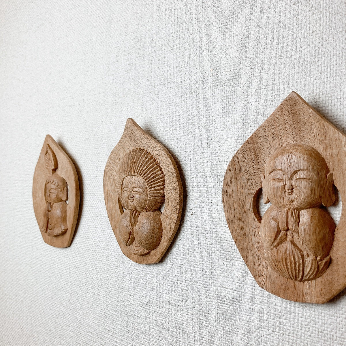 木彫り懸仏(かけぼとけ) 谷口信夫作(井波彫刻工芸作家)×タニデザイン