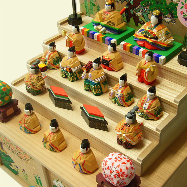 奈良の一刀彫雛人形 | 丹青堂 書道用品・日本画画材・和趣品の専門店