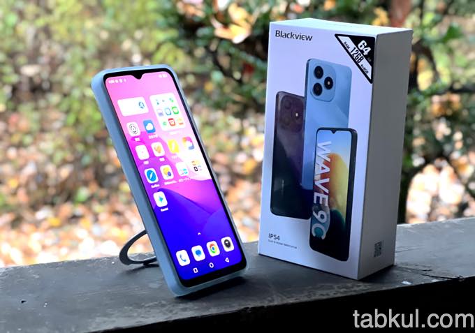 最新モデル6.56型「Blackview WAVE 9C」開封レビュー、指紋認証など