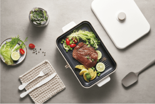 Lieto（リエット）マルチホットプレート・5枚プレートつき【3色