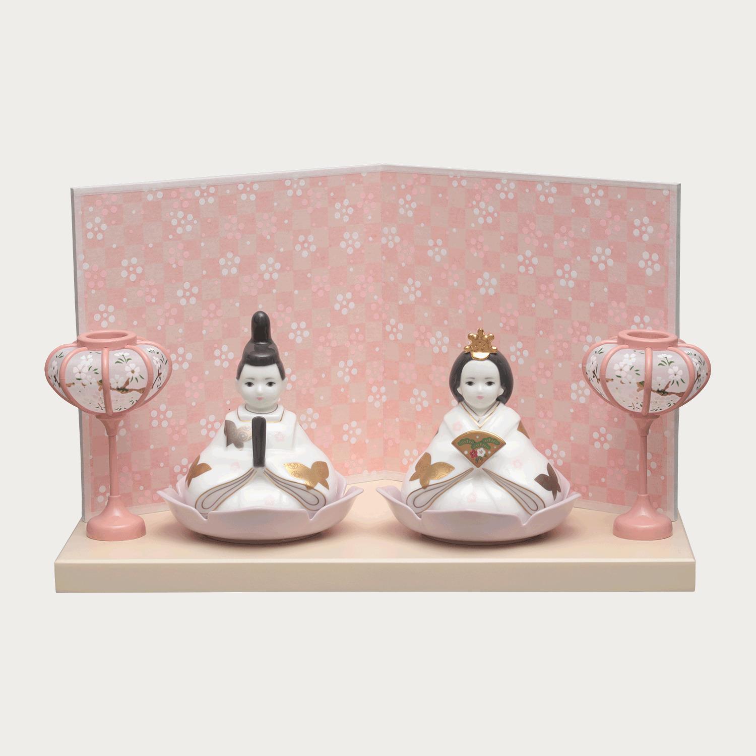 名入れアイテム プレゼントキャンペーン] 歳時記 親王揃(中