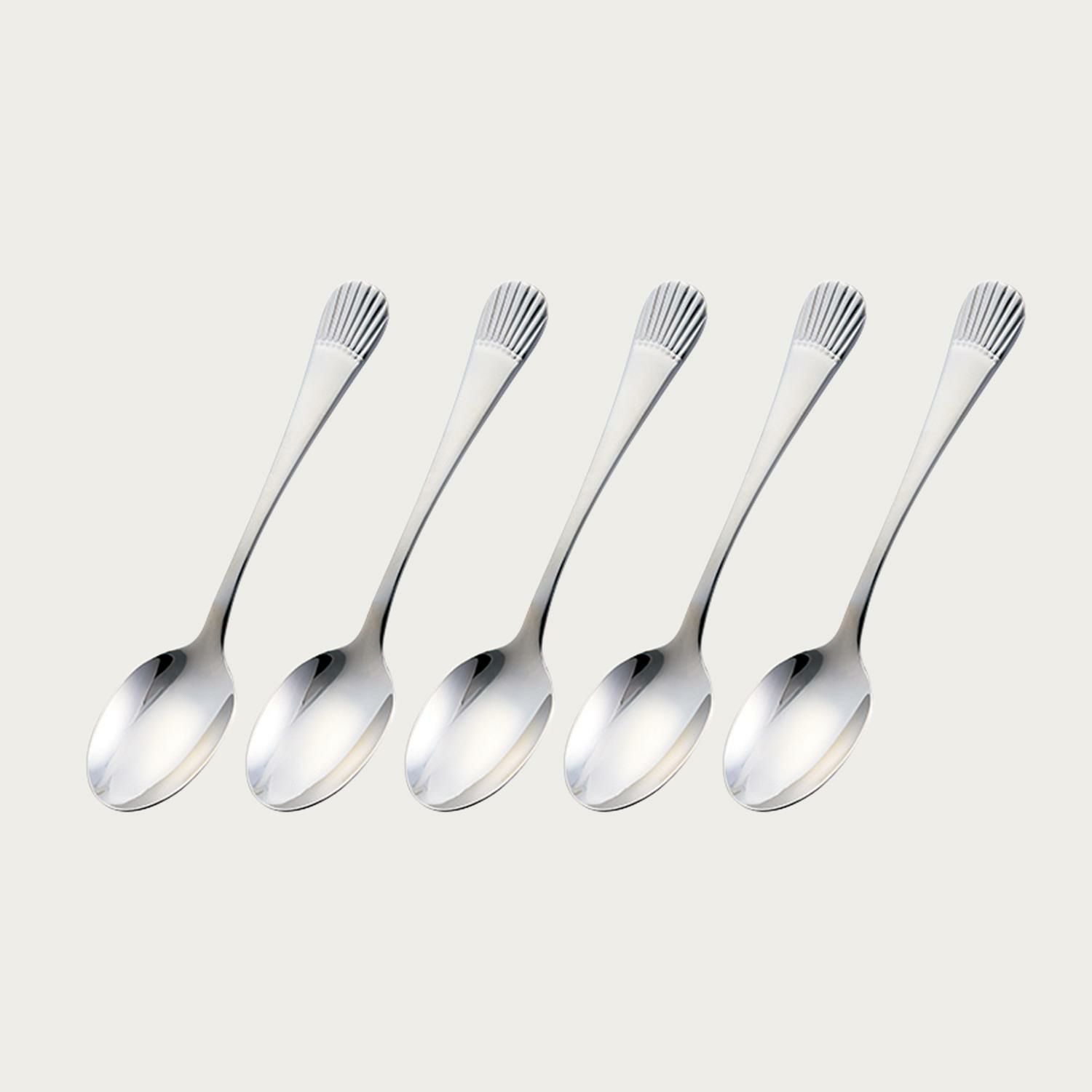 金属食器ギフトセット (スタークレスト 部分金メッキ)ティースプーン