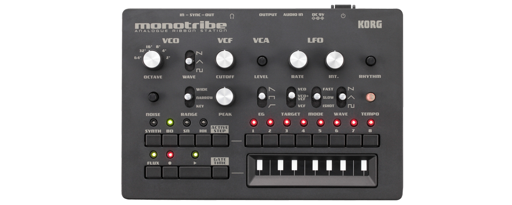 The Korg Monotribe -- an Analog Beat Box in a Compact Size