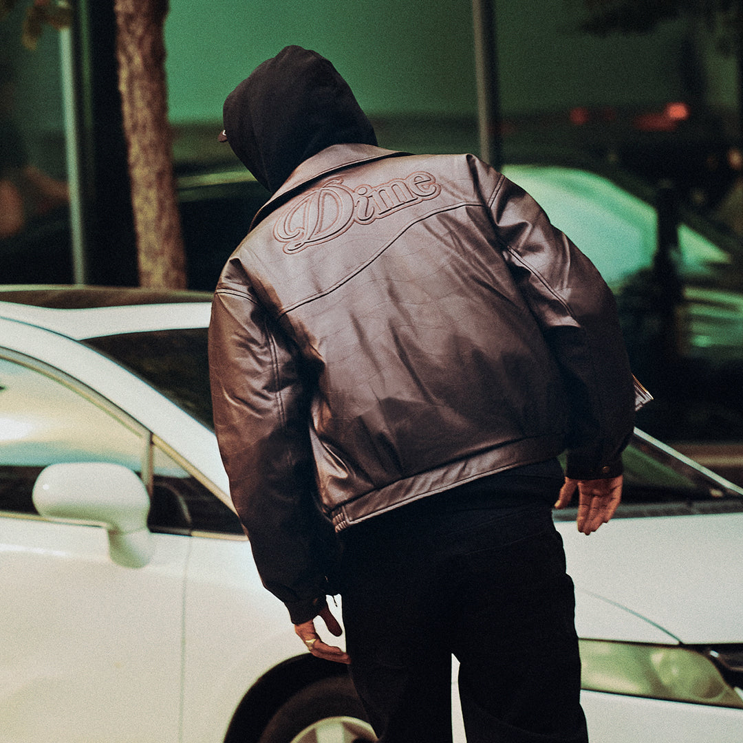 DIME MTL（ダイム モントリオール）| DEBOSSED WAVY JACKET / BROWN