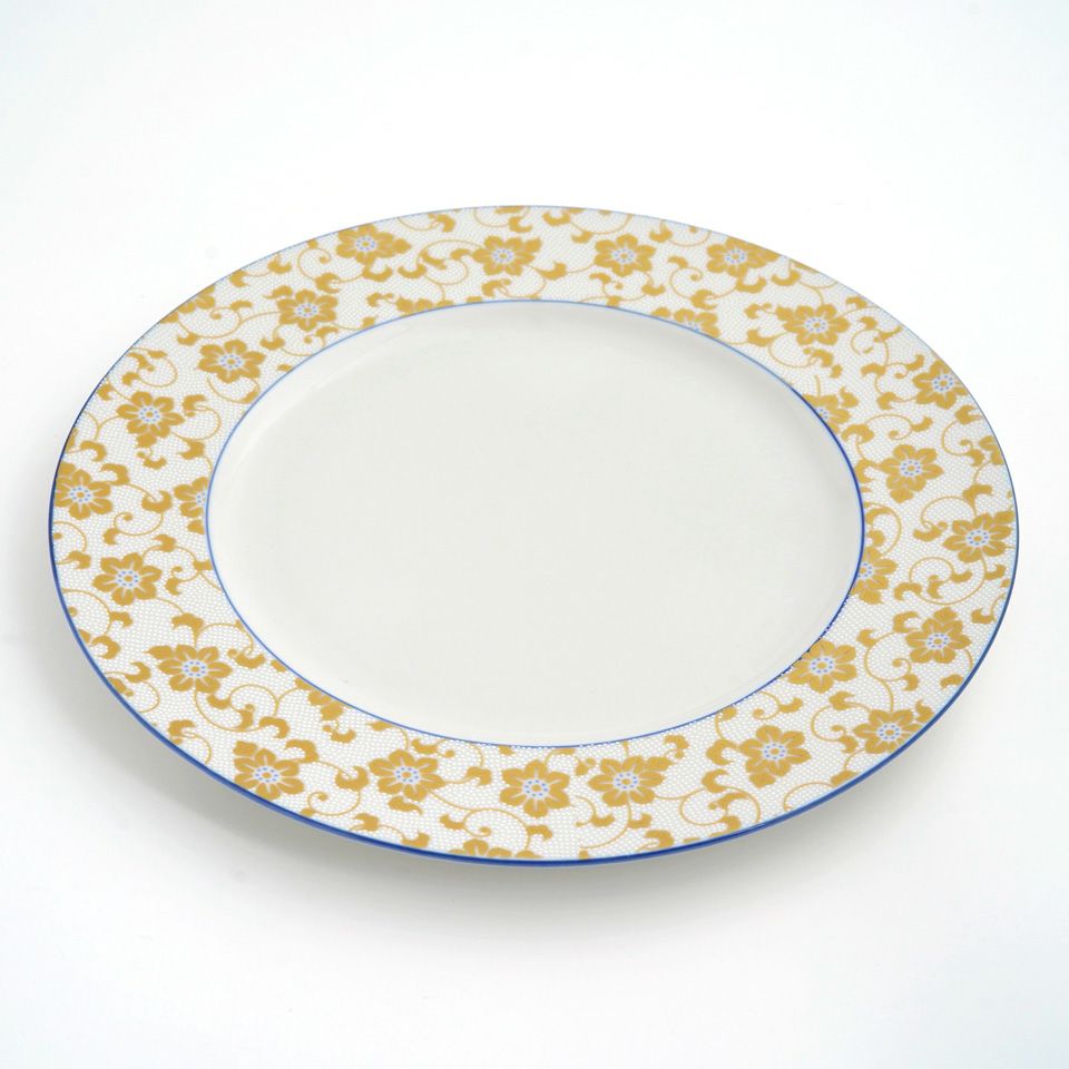 九谷焼 伝統柄 【九谷焼】9号盛皿・白粒鉄仙〈1枚〉 |皿や鉢など和食器