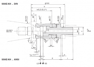 BERG Steep Taper Grippers SSKE-KH
