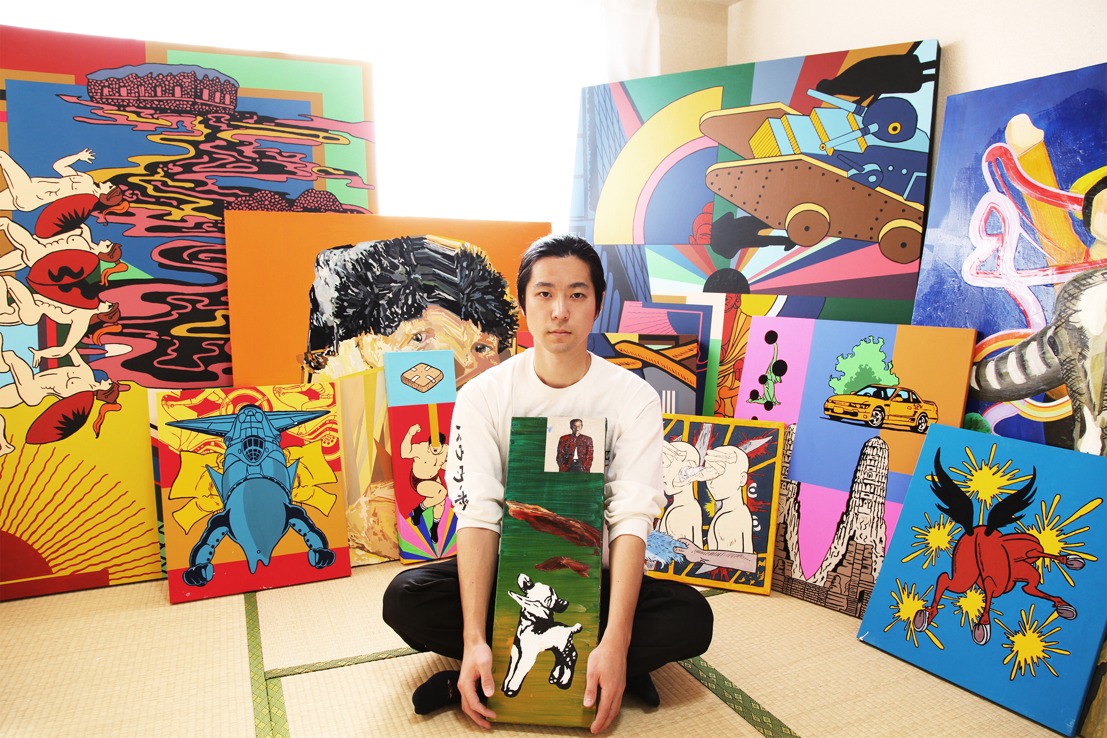 アーティストインタビュー 中島友太 デジタルコラージュをキャンバスに