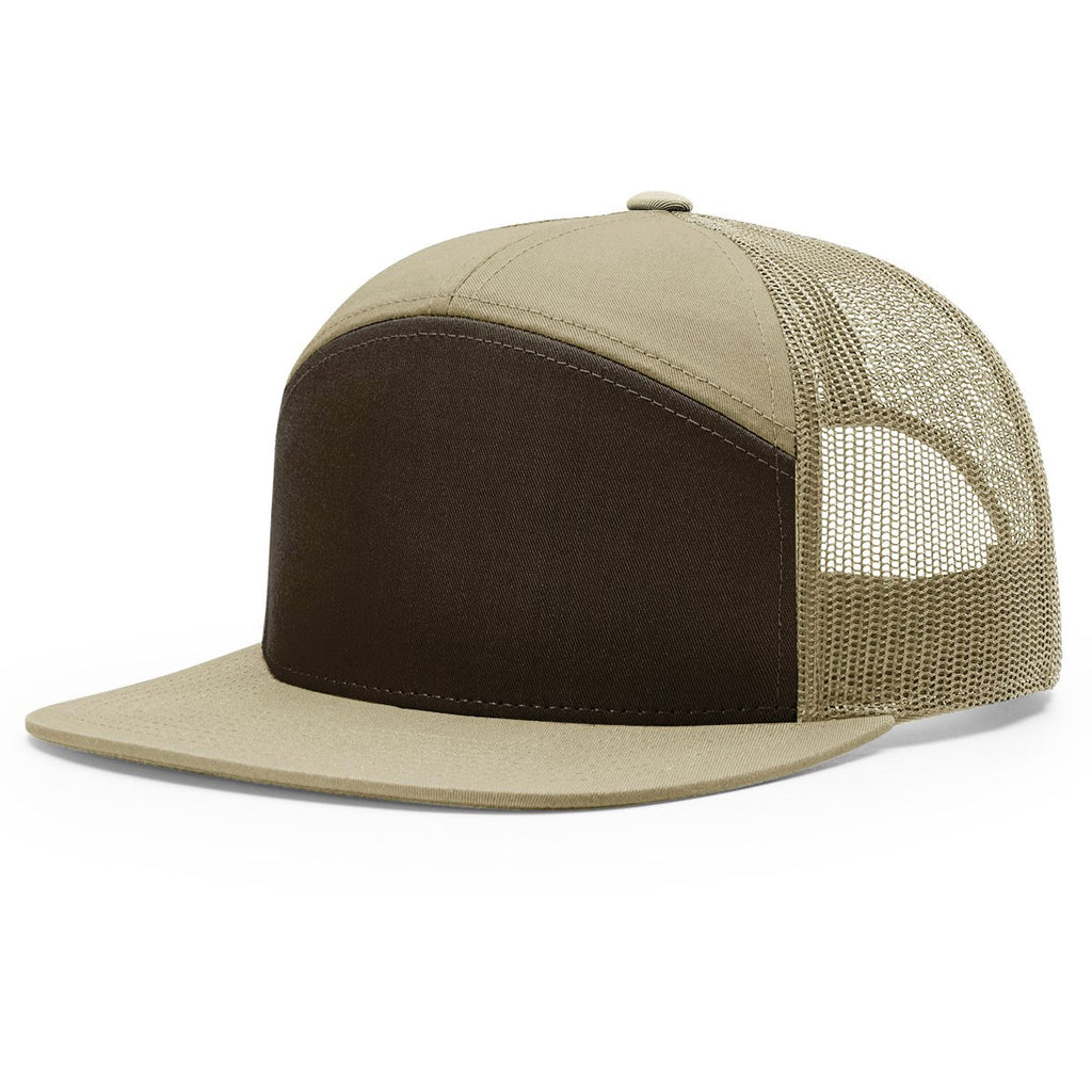 Custom Leather Patch Richardson 112 Trucker Hat – Tailored Cap Co