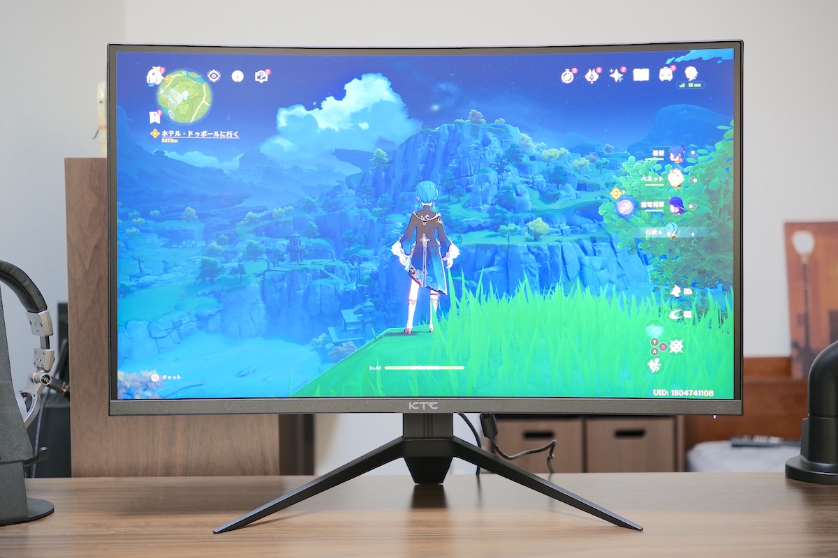 KTC 27インチ(WQHD) H27S17 湾曲ゲーミングモニター KTC H27S17 湾曲